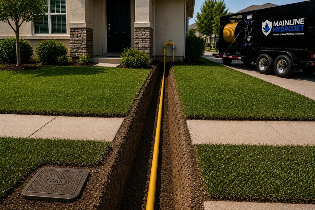 Code-compliant gas line installation and replacement